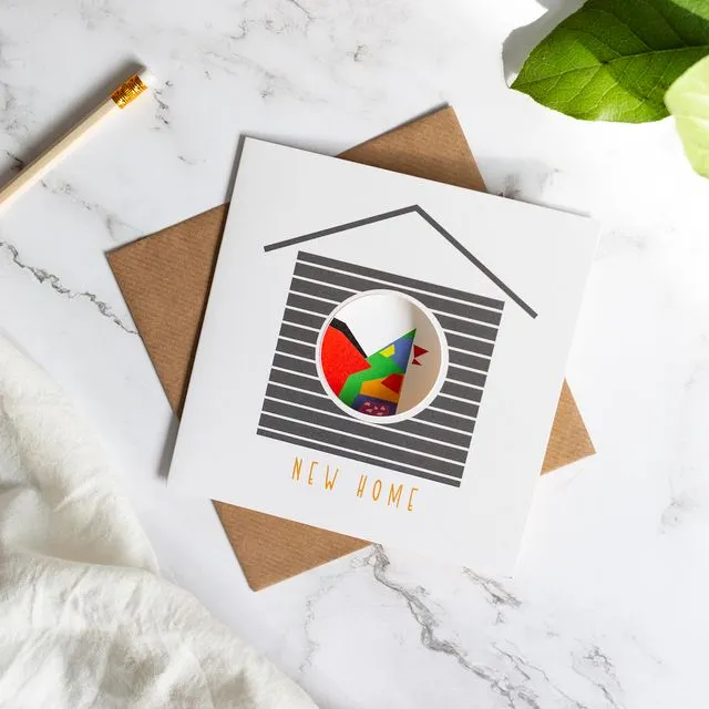 Birdhouse Card - New Home