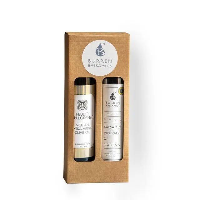 Olive Oil and Balsamic Vinegar Gift Box