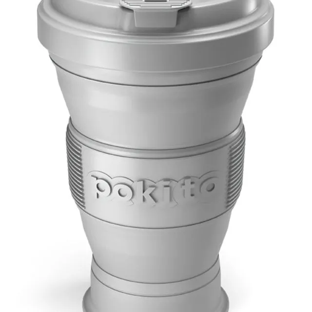 Reusable Collapsible Coffee Cup - Grey