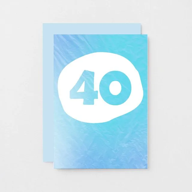 40th Birthday Card | SE4054A6