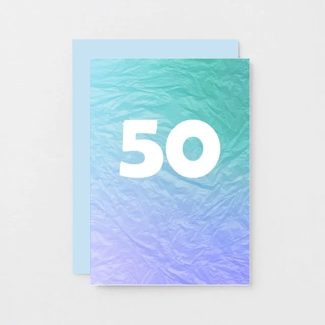 50th Birthday Card | SE4056A6