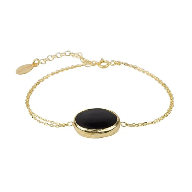 Sophia bracelet | obsidian