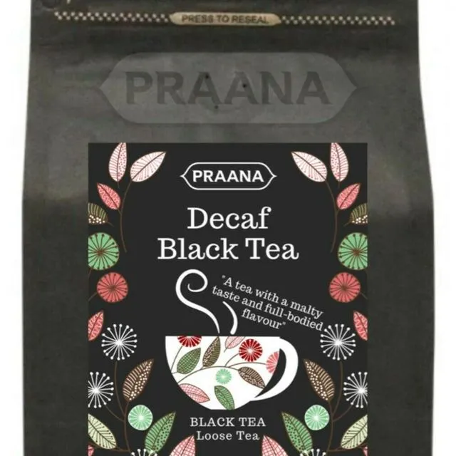 Decaffeinated Black Tea - Retail Pack 100g ( Pack of 6)