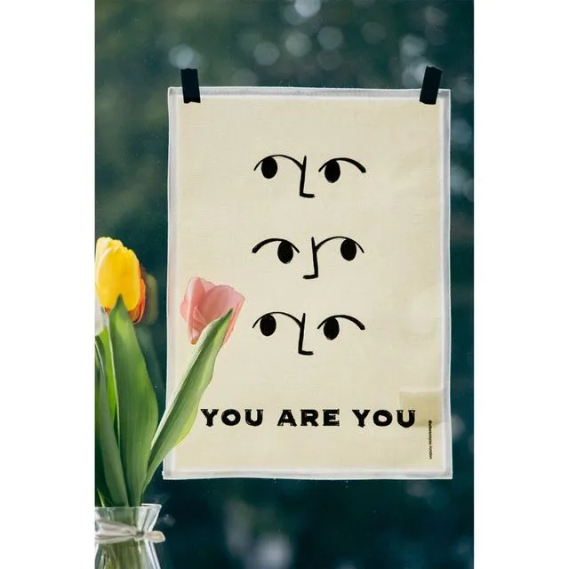 You are you Wall hanging, Tapestry, Fabric print