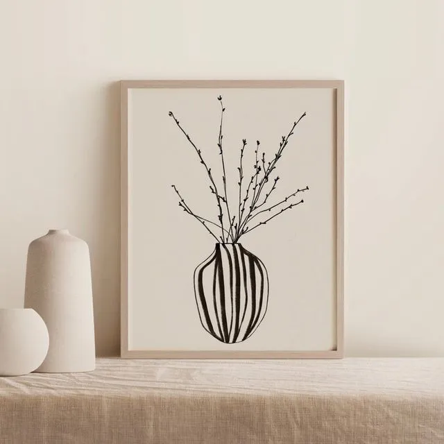 ‘Striped Vase’’ - Giclée art print