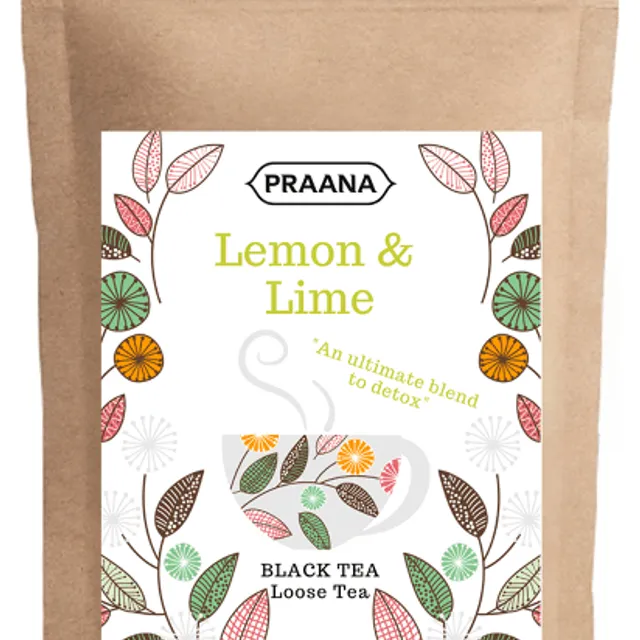 Black Tea with Lemon & Lime Pieces - Catering Pack 500g ( Pack of 6)