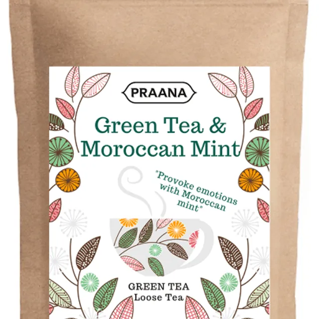 Green Tea with Moroccan Mint - Catering Pack 500g ( Pack of 6)