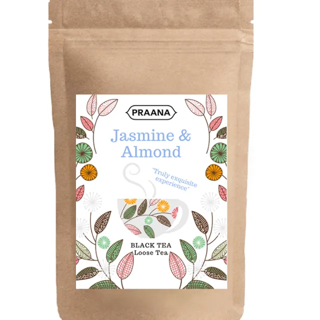 Black Tea with Jasmine Bud and Almond - Catering Pack 500g ( Pack of 6)