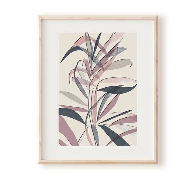 Cascade Palm Art Print