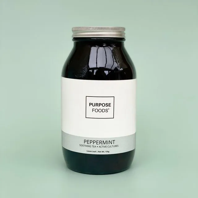 Probiotic Peppermint Tea (Loose Leaf - 75 Cups)