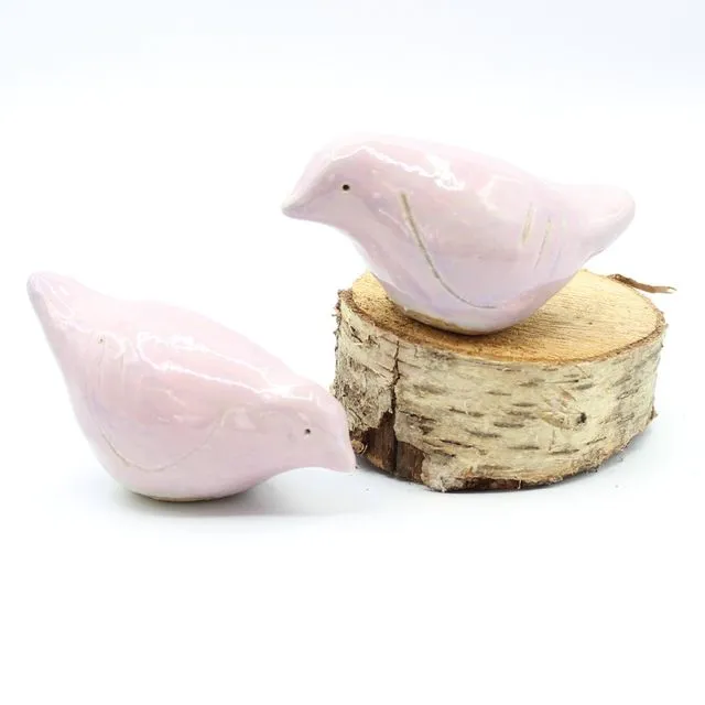 Love Birds Pink - Ceramic