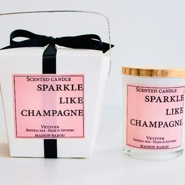 Scented Candle Sparkle Like Champagne - 300g