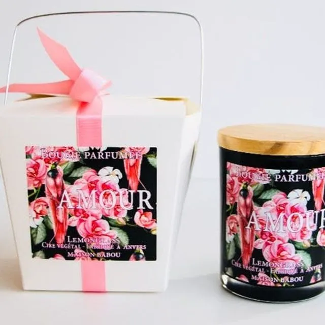 Scented Candle Amour (Lemongrass) - 300g