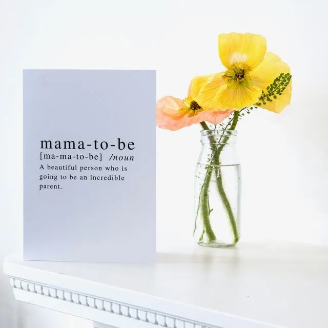 Mama-to-be Card