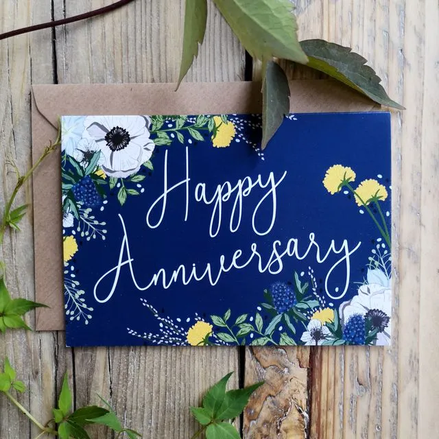 Happy Anniversary | A6 Greetings Card