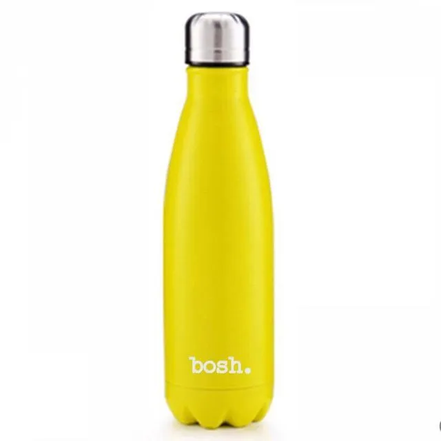 Glossy Yellow Bosh Bottle