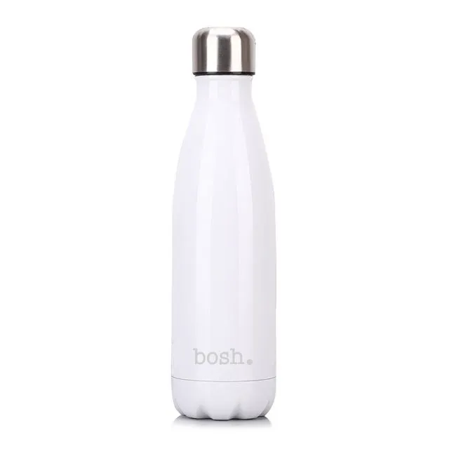 Glossy White Bosh Bottle