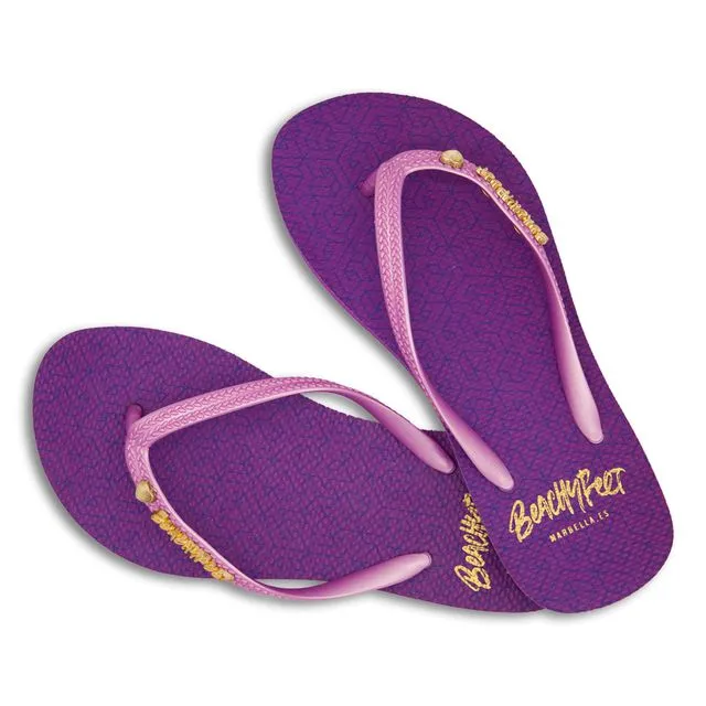 BeachyFeet® - Pasión Púrpura - Flip Flops