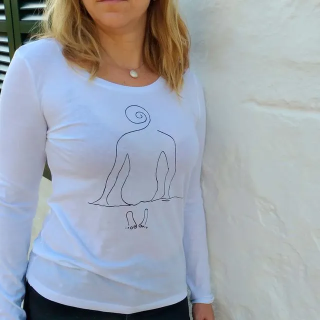 T-shirt with the drawing Woman