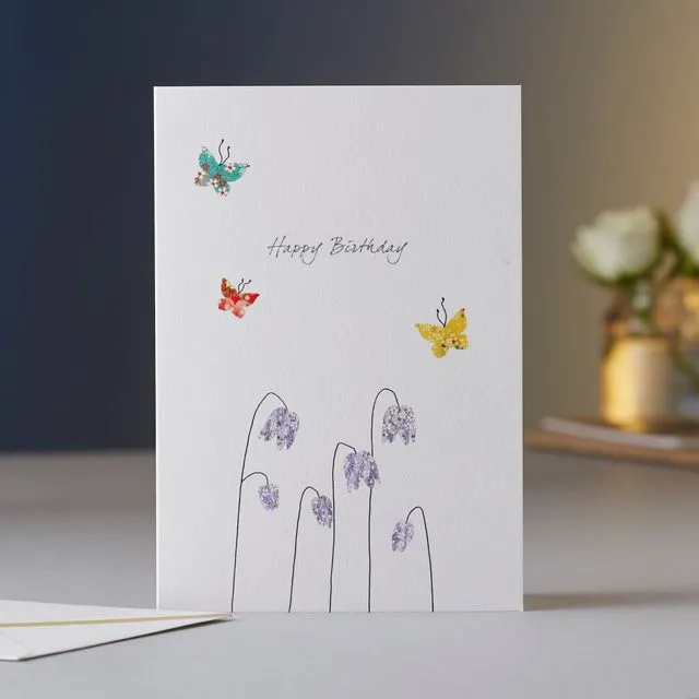 Fritillaria Birthday Card