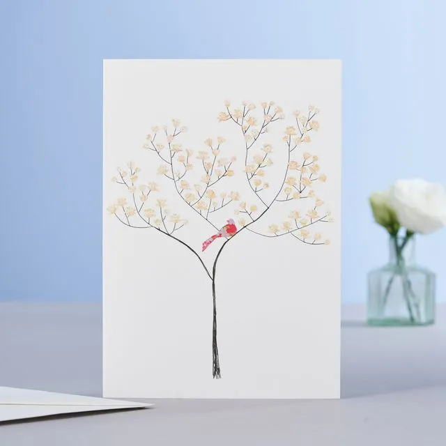 Magnolia Tree Blank Card