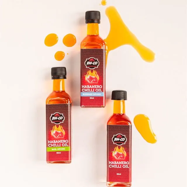 3-Pack Habanero Chilli Oil (All Flavours) 60ML
