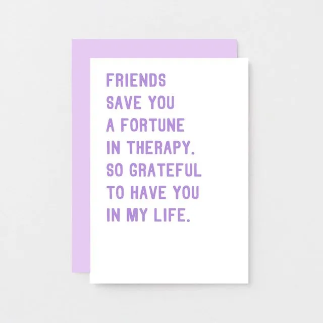 Friendship Card | Therapy | SE2032A6