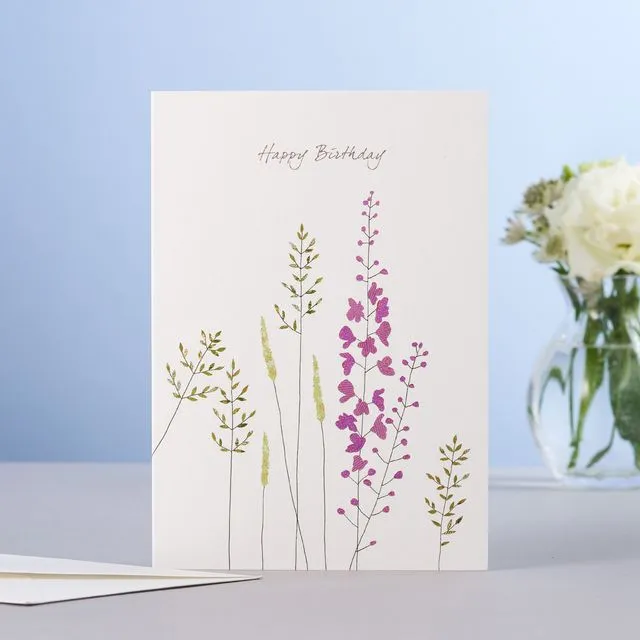 In the Meadow Birthday Card