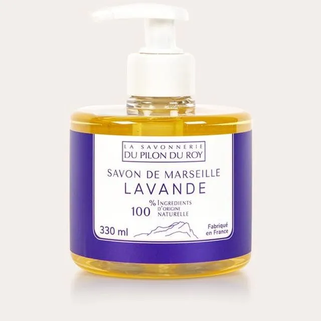 Lavender Liquid Marseille Soap 330ml (Pack of 6)