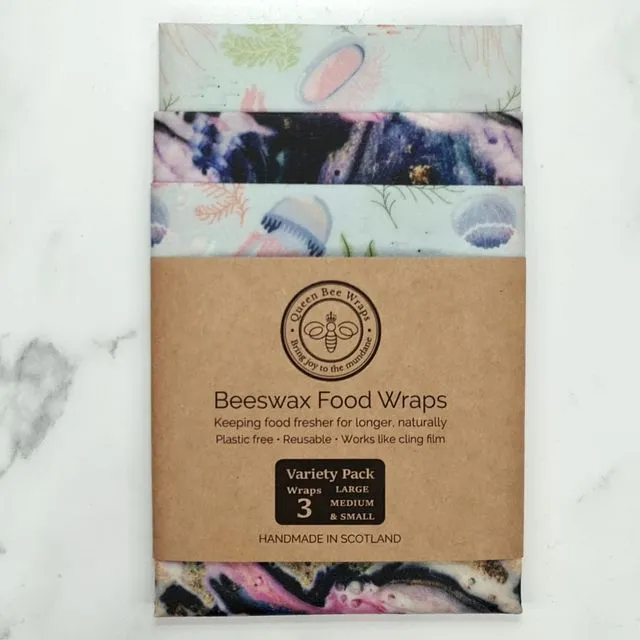 Beeswax Wrap Variety Pack – Under The Sea