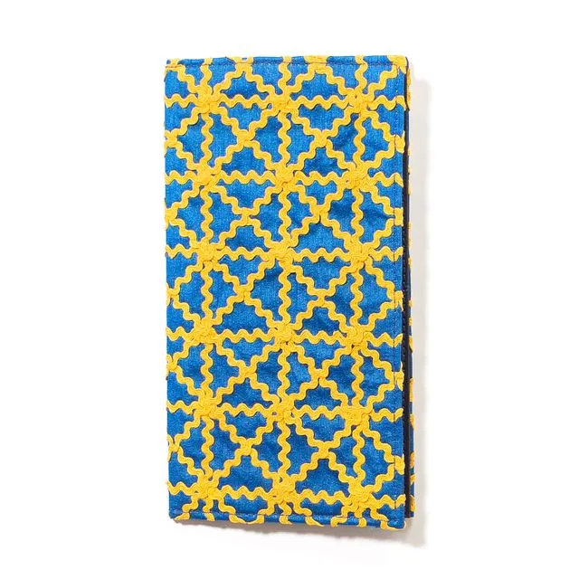 Blue and Yellow Wallet