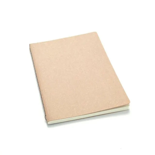 "Renote" recycled leather notebook - Ivory