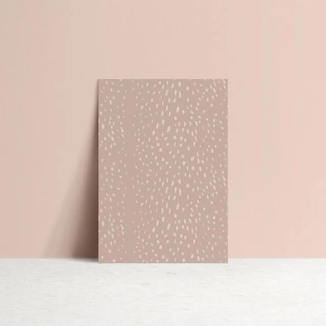 A5 Dusty Pink Animal Dots Notebook