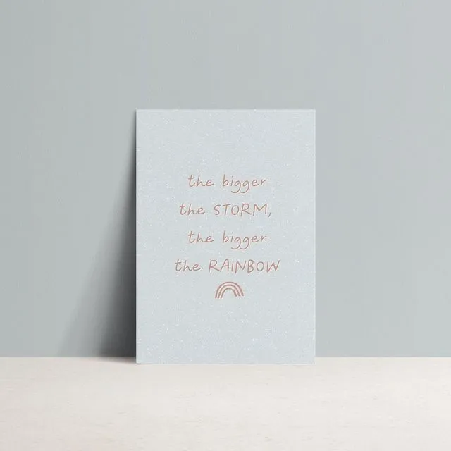 A5 Rainbow Quote Notebook