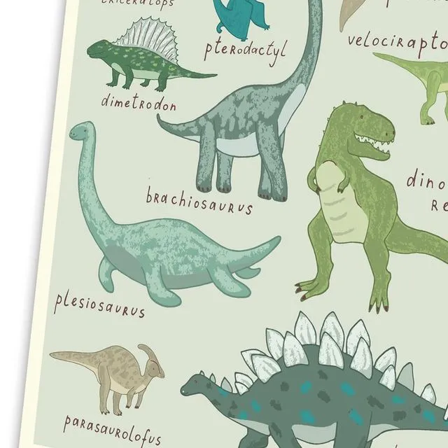A Dose of Dinos Print