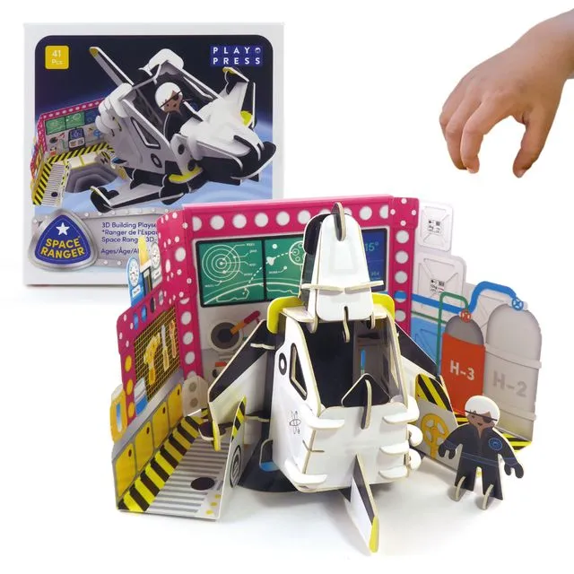 Spaceship and Space Ranger Eco Friendly Playset