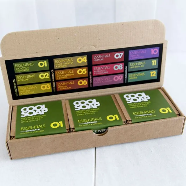Essentials Olive Oil Soap Bars Set of 3