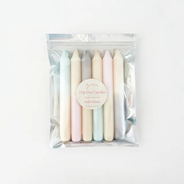 Dip Dye Candles in Set: The Nudes
