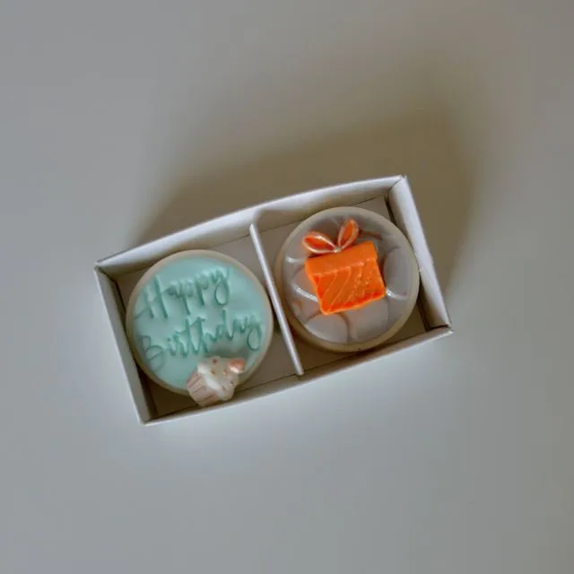 Birthday Duo Coated Oreo Gift Box