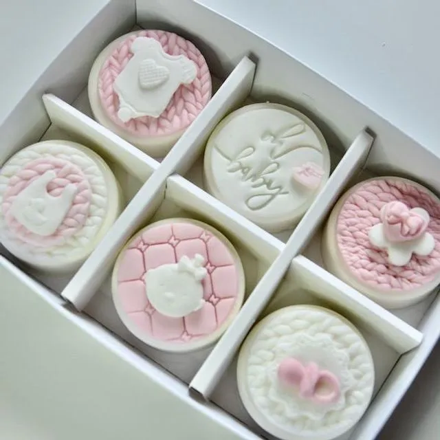 Baby Coated Oreo Gift Box - Pink