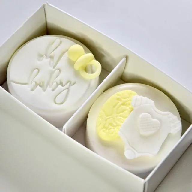 Baby Duo Coated Oreo Gift Box - Yellow