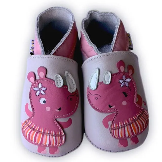 Soft Leather Baby Slippers Rhino Dancers Kid shoes
