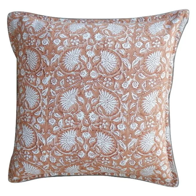 Cushion cover 'Cornflower' Cinnamon, Medium 40 x 40 cm