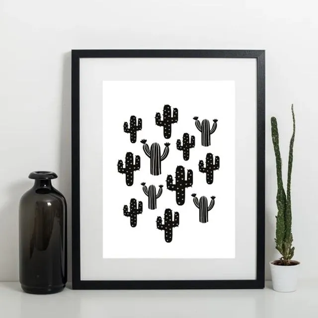 Cactus A3 Print (Pack of 3)