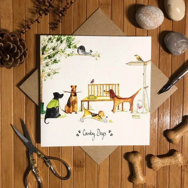 Country Dogs card
