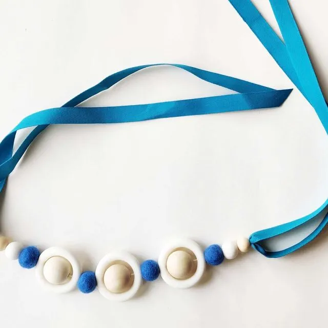 Pram Chain DIY Kit - Blue and White