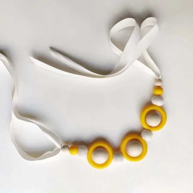 Pram Chain DIY Kit - Yellow and White