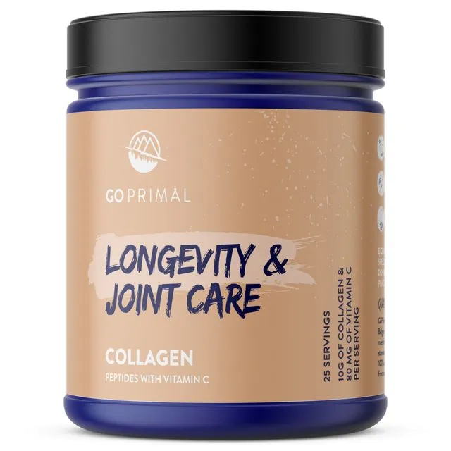 LONGEVITY AND JOINTS Collagen Peptides with Vitamin C