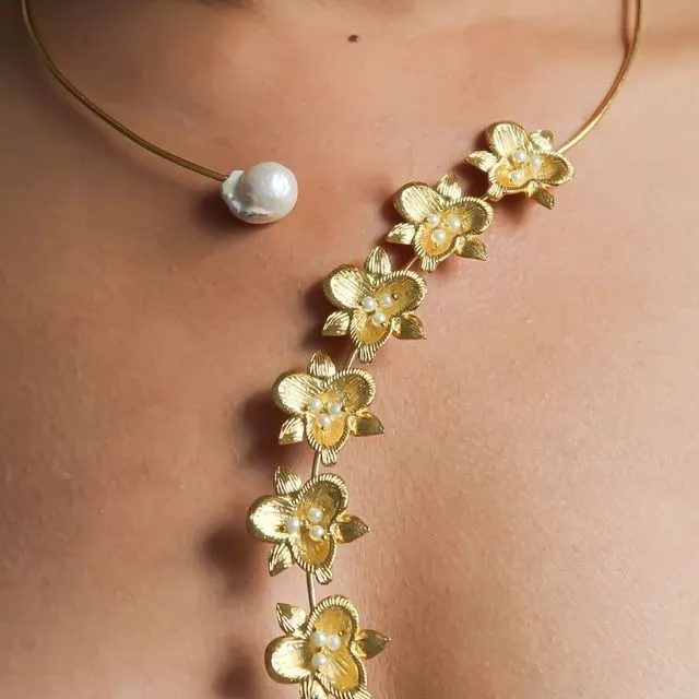 Pearl Blossom Necklace