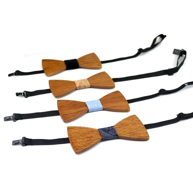 Stylish Handmade Bamboo Bow Tie